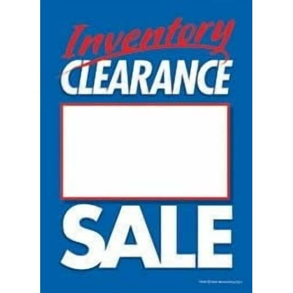 T50INC Inventory Clearance Sale Slotted Tags 5"x7" Pack of 100 Business Store Signs Price Cards