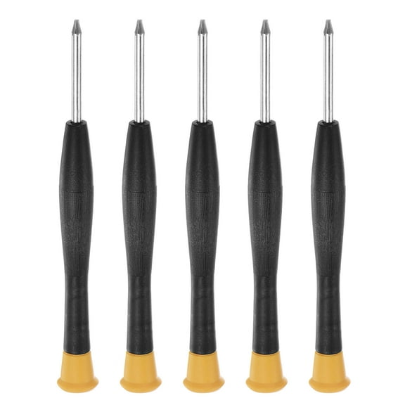 T6 Precision Torx Screwdriver with Swivel Lid for Electronics Repair, 5 Pack