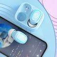 thumbnail image 1 of T6 True Wireless Earbuds Bluetooth 5.3 Headphones 45H Long Playtime, Wireless Charging Case, IPX8 Waterproof Stereo Earphones, Built-in Mic Calls, Headset Premium Deep Bass 32 Preset EQs via APP,Blue, 1 of 9