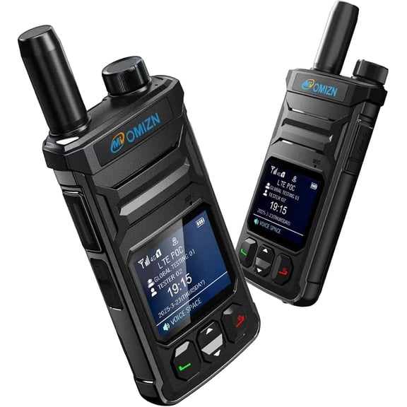 T6 Ultra-Slim Global Walkie Talkie Unlimited Range Over 4G LTE, AES-256 Encrypted PoC Two Way Radio for Security, Family, Outdoor, Business
