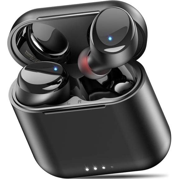 T6 Wireless Earbuds, Bluetooth Ear Buds, Stereo Sound in Ear Headphones, 50 Hours Playtime, AI Clear Call, Wireless Charging Case, APP Customizable EQs, IPX8 Waterproof Earphones