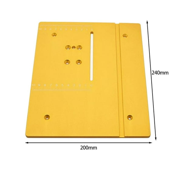 T60 Aluminum Router Table Insert Plate Table Saw Panel Circular Saw Table 24x20