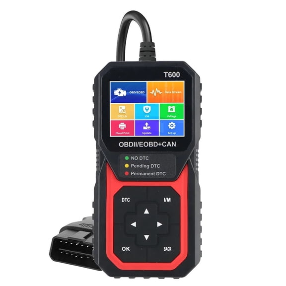 T600 Car Code Reader Oxygen Sensor Battery Tester Diagnostic Tools OBD2 Scanner Support Cloud Print Automotive DTC Lookup