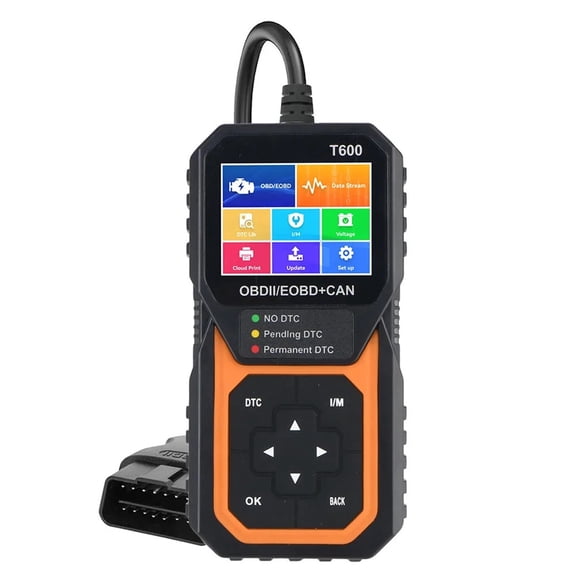 T600 Car Code Reader Oxygen Sensor Battery Tester Diagnostic Tools OBD2 Scanner Support Cloud Print Automotive DTC Lookup