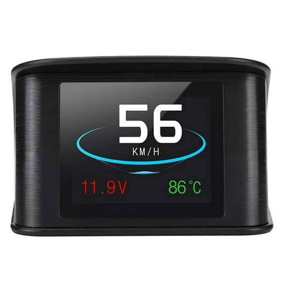 T600 Universal Car HUD Head Up Display Digital GPS Speedometer with Speed Up Test Brake Test Overspeed Alarm TFT Display Suitable for After 2008 OBD2 EOBD Port Vehicles
