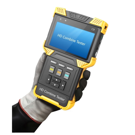 T71 CCTV Tester Non-touch AHD TVI CVI CVBS H.265 4K IP Camera Keybutton Tester Monitor PTZ Controller RJ45 Cable Test ,Full Features Tester