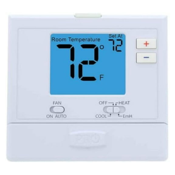 T721 Digital Non-Programmable, Multi-Stage Thermostat w/Heat Pump (2H/1C)