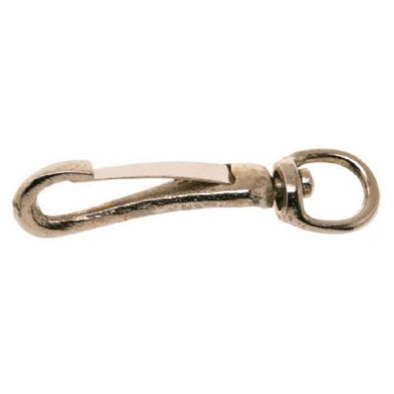 T7606502 Swivel Spring Snap, Nickel Finish, 437, 3/8-In. - Quantity 10