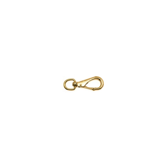 T7625404 Bronze Swivel Round Eye Quick Snap, 5/8-In. - Quantity 10