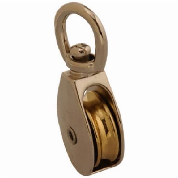 T7655012 1 in. Single Swivel Eye Rope Pulley