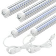 thumbnail image 1 of T8 4FT LED Tube Light Bulb,40W 5200LM V-shape Shop Light With US Plug,6000K Cool White,4 Pack, 1 of 6