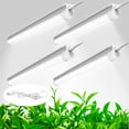 T8 4ft LED Grow Light,Full Spectrum 6000K Plant Light Fixture,Plug and
