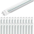 thumbnail image 1 of T8 4ft LED Light Bulbs 22W Fluorescent Tube, 5000K Daylight, 2400 Lumens, 50-Pack, 1 of 8