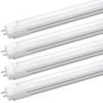 thumbnail image 1 of T8 4ft LED Light Bulbs 22W Fluorescent Tube,5000K Daylight,Frosted,4-Pack, 1 of 6