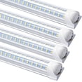 thumbnail image 1 of T8 4ft LED Shop Light Fixtures,Linkable, V Shape, 50W 5000K Daylight, 25-Pack, 1 of 7