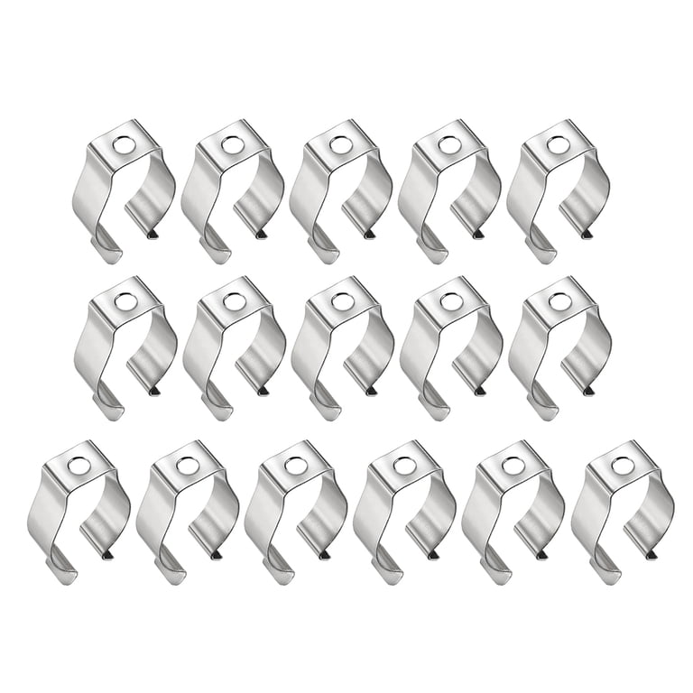 fluorescent light c lips T8 Light Bulbs U Clips Holder Fluorescent Tube Lamp Bracket-16 Packs