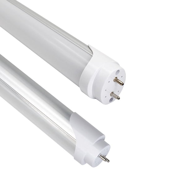 T8 Light Tube 3FT, Warm White 3000K-3500K, Dual-End Powered Ballast Bypass, 2000 Lumens 15W (32W Fluorescent Equivalent), Frosted Cover, AC85-265V Lighting Tube Fixtures, 4 Pack