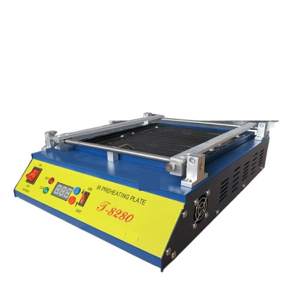 T8280 Infrared High Power PID Intelligent Temperature Control Heating T-8280 PCB Preheating Thermostat Soldering Station ,Accurate Temperature
