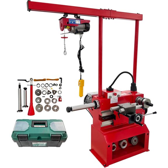 T8465 Brake Drum & Disc Lathe Automobile Brake Hub Plate Repair Machine with Electric Hoist