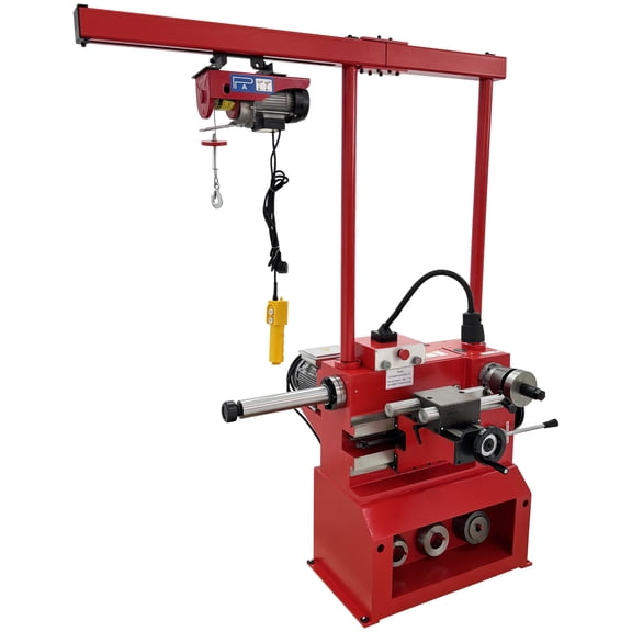 T8465 Brake Drum and Disc Lathe Auto Brake Rotor Resurfacing Repair Machine with Electric Hoist