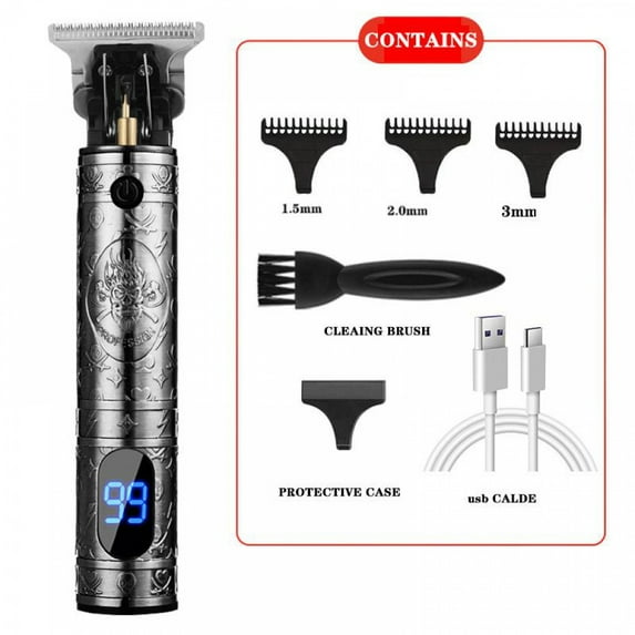 T9 Hair Clipper Beard Shaving Body Hair Trimmer Clippers Electric Hair Cutting Machine Professional Barber Men Trimmer Shaver
