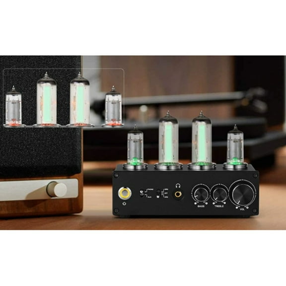 T9 Mini 6E2 mm/ Phono Stage Turntable Preamp HiFi Stereo Audio Vacuum Tube Preamplifier Dekstop Headphone Amp