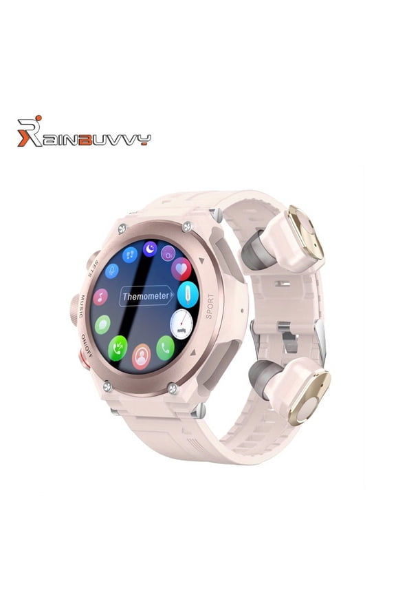 T92 Smart Watch 1,28 pouce Portable Bluetooth Headset Support Life Waterproof GPS Track Montre de sport