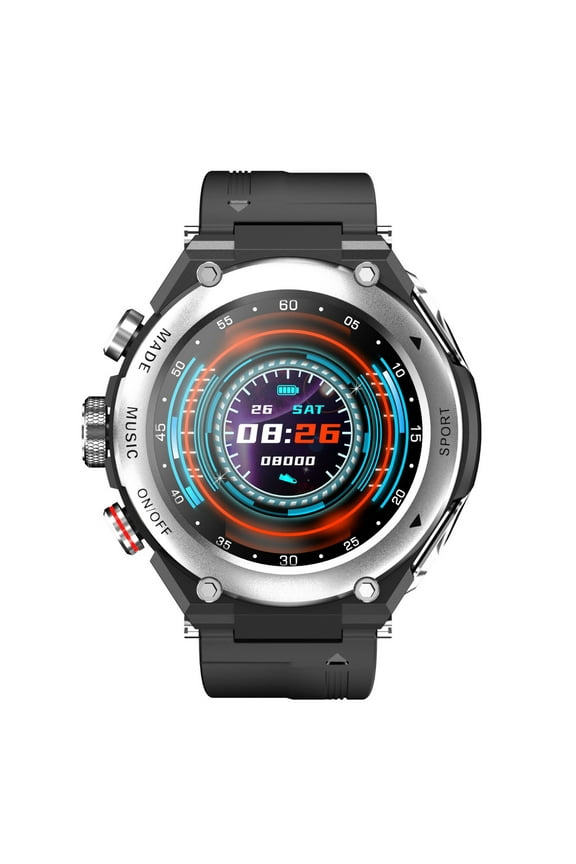 Smartwatch With Earbuds MP3 Bluetooth Earphones 3-in-1 1.28-inch Smartwatch With Built-in Wireless Earbuds Speaker Circular Fitness Music