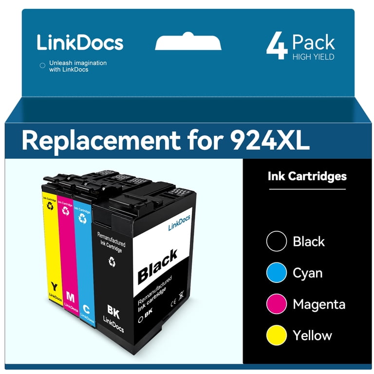 LinkDocs Ink Cartridge for Epson T924XL, 2200 Pages - Walmart.com