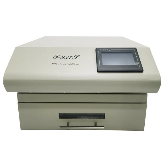 T937S Reflow Oven Touch Screen Reflow Soldering Machine Drawer Type Reflow Welder 220V