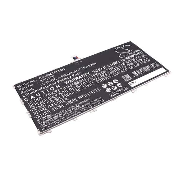 T9500E Battery for Samsung SM-T900 SM-T905 Galaxy TabPRO 12.2 Galaxy TabPRO 12.2 LTE-A 64GB