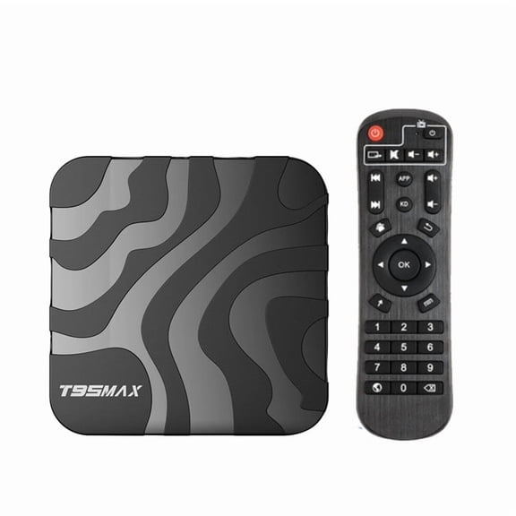 T95MAX Android TV Box, Allwinner H618, 4GB RAM 64GB ROM, Android 12.0, Dual-Band Wi-Fi, BT5.0, 8K 4K Ultra HD, HDR10, IR Remote Control
