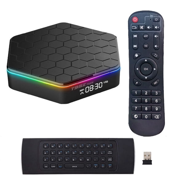T95ZPLUS Android TV Box, Allwinner H618, 4GB RAM 32GB ROM, Android 12.0, Dual-Band Wi-Fi, BT5.0, 8K 4K Ultra HD, HDR10, Remote Control