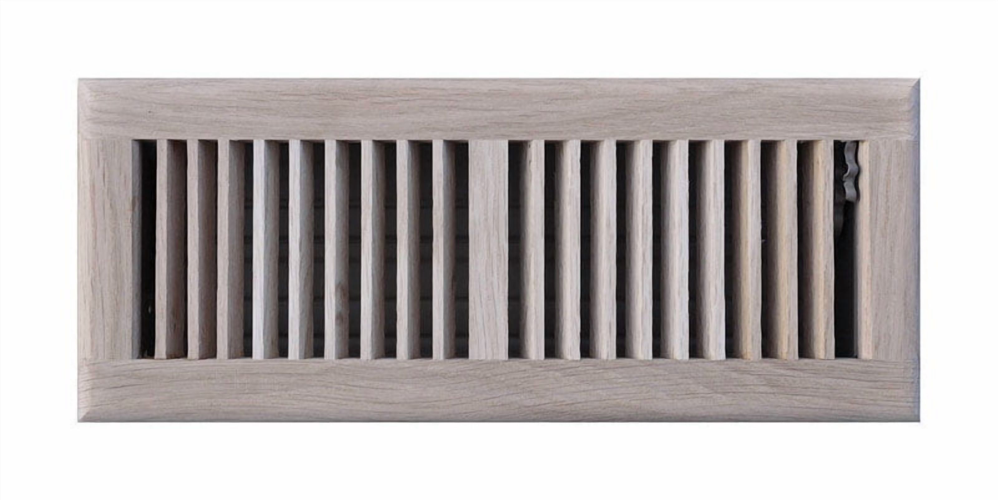 TA Industries C168-OUF 04X12 Floor Register, 12" x 4", Unfinished oak