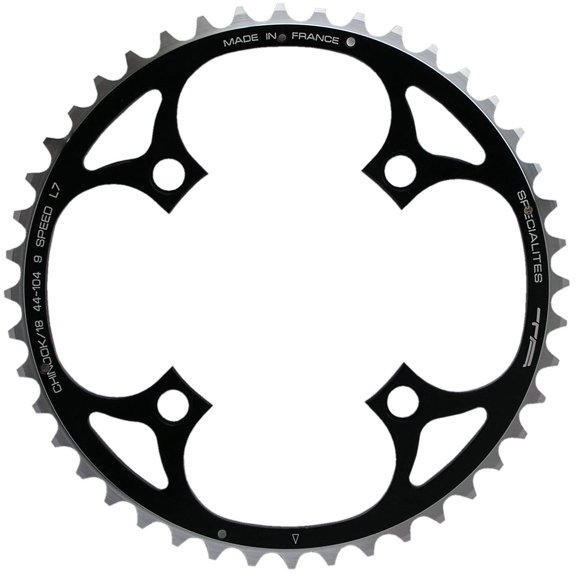 TA Specialites Unisex's Chinook 8/9 Speed Outer Chainring 44T Black