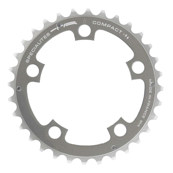 TA Specialities Compact Speed Chainring, Silver Silver Outer 42T