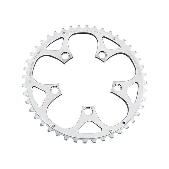 TA Specialities Compact Speed Chainring, Silver Silver Outer 46T