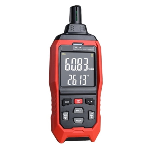 TA622C High Accuracy Temperature Humidity Meter, Handheld Digital Dew Point Thermometer, Wet Bulb Temperature Hygrometer