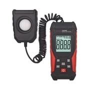 TA630 Digital Light Meter Illuminance Lux Meter Record LCD 0200,000 Measurement Range Flexible Sensor Light Tester