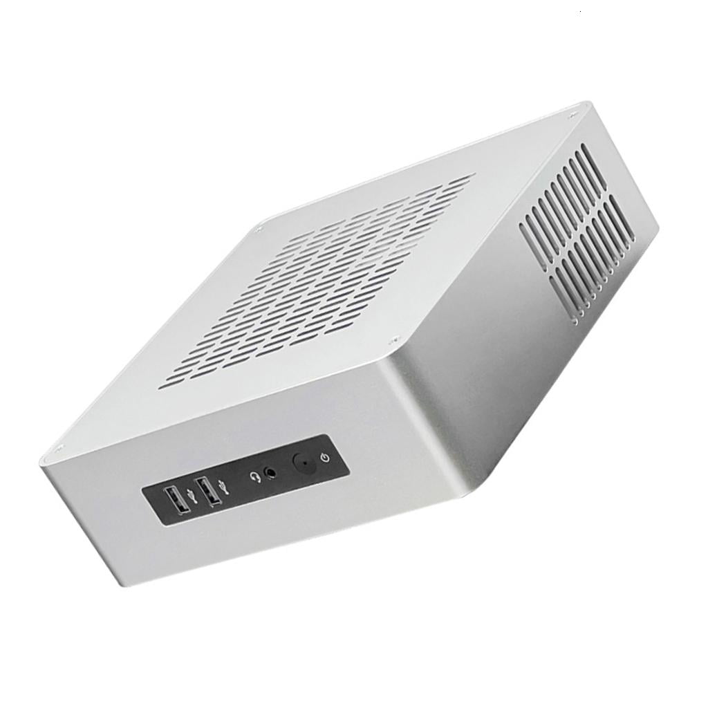TA65 ITX HTPC Computer Case Desktop Case with USB3.0 Port Industrial Control for Home Theater Gaming