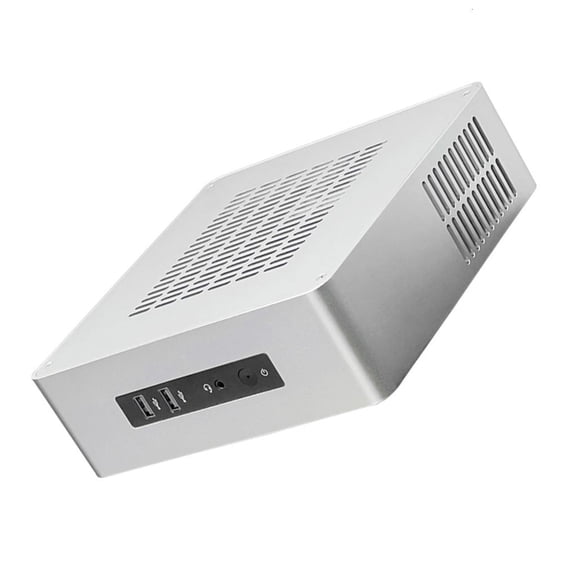 TA65 ITX HTPC Computer Case Desktop Case with USB3.0 Port Industrial Control for Home Theater Gaming