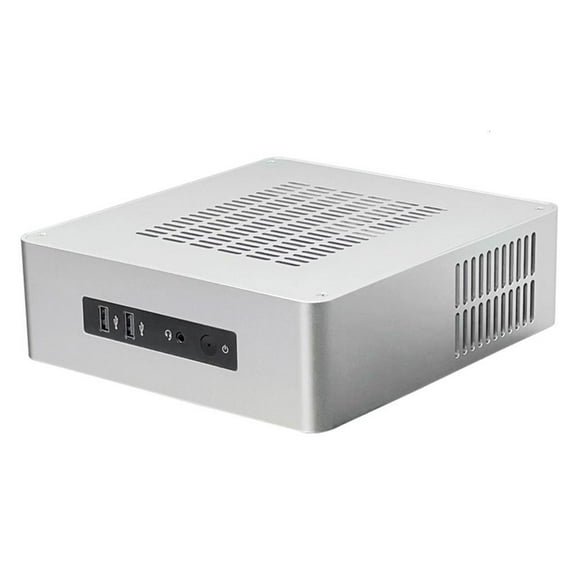 TA65 ITX HTPC Desktop Computer Chassis HTPC Case Frame Heat Dissipation HTPC Case for Home Video Computer