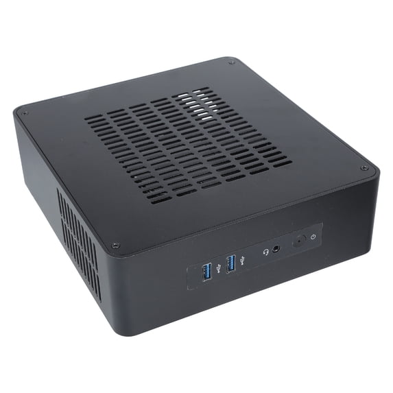 TA65 Mini ITX HTPC Desktop Computer Chassis HTPC Case Frame Heat Dissipation Mini HTPC Case for Home Video Computer