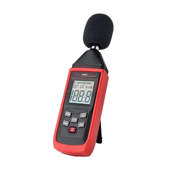 TA8151 Handheld Digital Meter Noise Tester Sound Detector Decibel Monitor 30-130dB Measuring Instrument Alarm Noise Tester