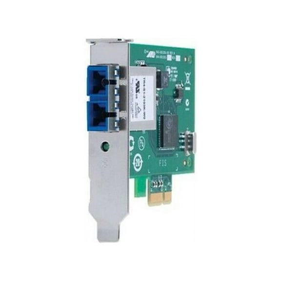 Allied Telesis 1000SX SC PCI Express x1 Adapter Card - PCI Express x1 - Optical Fiber - 1000Base-SX - Plug-in Card - TAA Compliant