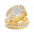 thumbnail image 1 of TAAPSEE JEWELS Gold Finish CZ Trio Ring Set – Perfect Gift for Wedding, Anniversary, or Engagement, 1 of 6