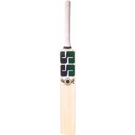 TABAKH SS Soft Pro Premium Kashmir Willow Leather Ball Cricket Scoop Bat Adult Size - Short Handle (Cover Included)