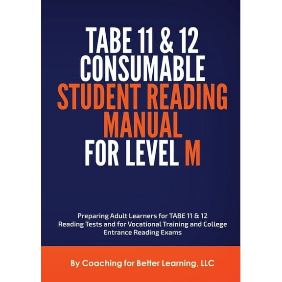 TABE 11 and 12 Consumable Student Reading Manual for Level M, (Paperback)