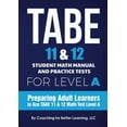 thumbnail image 1 of TABE 11 and 12 Student Math Manual and Practice Tests for Level A, (Paperback), 1 of 1