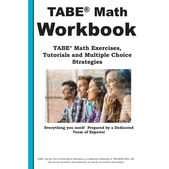 TABE Math Workbook: TABE(R) Math Exercises, Tutorials and Multiple Choice Strategies (Paperback) by Complete Test Preparation Inc